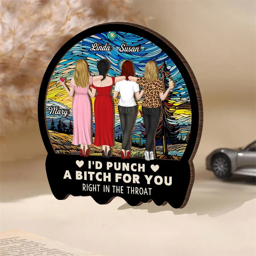 Best Friend Car Hanger - Printed Friendship Quote