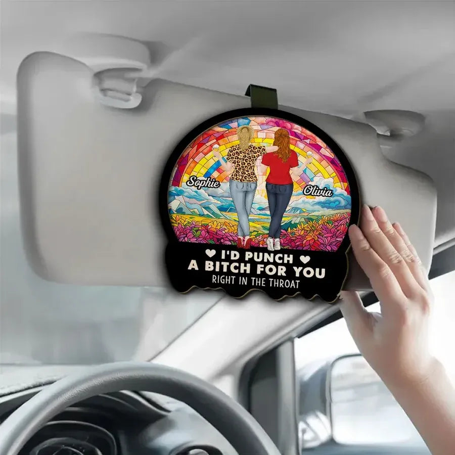 Best Friend Car Hanger - Printed Friendship Quote