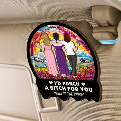 Best Friend Car Hanger - Printed Friendship Quote